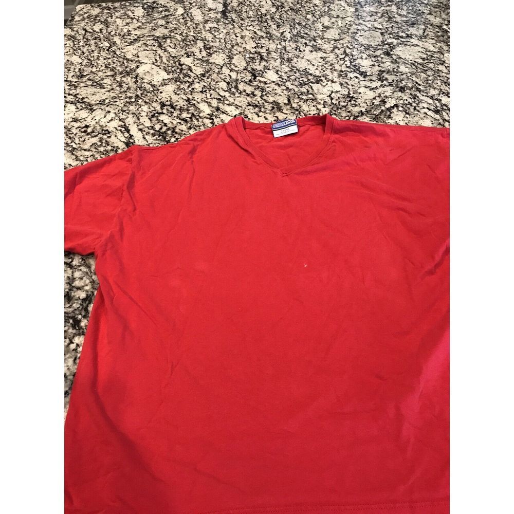 Energy zone T-shirt XL V-neck red men's - Picture 3 of 4